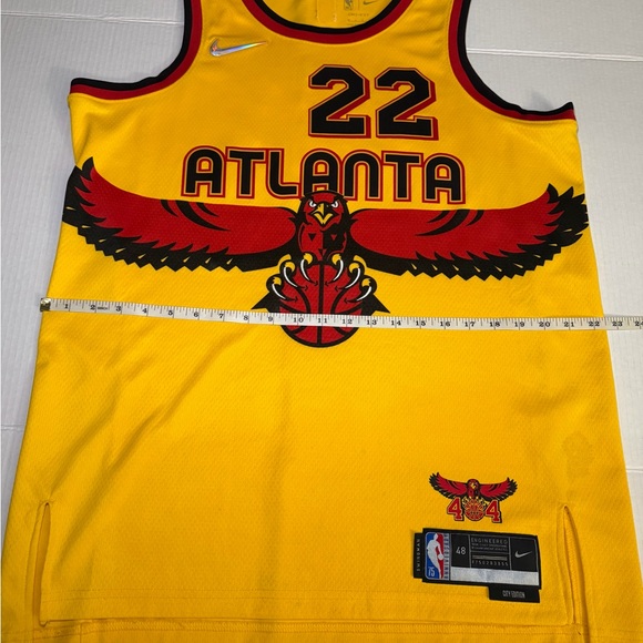 Nike NBA Atlanta Hawks# 22 Reddish City Edition Jersey Mens Size L - Picture 4 of 14